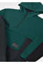 Boy's Hooded Sweatshirt Color Block Tracksuit Set 7857 - 3