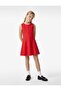 Bürümcük Fabric Crew Neck Sleeveless Embroidered Dress - 2