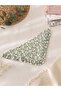 100% Cotton Fabric Ruffled Collar Set, Snap Fastener Bib, Scarf (3 Pieces) - 2