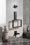 Lifetime Stainless Steel Bathroom Set, Smoked Gray Adhesive Mounting Luxury Accessory Set - Towel Holder, Toilet Paper Hanger - 3