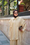 Women's Shawl Detailed Shirt Set Yellow - 3