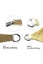 Waterproof rectangular sunshade sail with 96.5% UV protection, ideal for gardens, patios, and outdoor recreation. Includes rope. Dimensions: 2 x 3... - 3