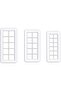 Cookie cutter set - Square cookie cutters - Geometric shape cutters - 3 square sizes - Cake decorating and baking