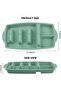 2-Piece Taco Baking Set with 2 Seasoning Compartments - Reusable Dishwasher-Safe Tray Holder for Hard & Soft Shell Tacos - 5