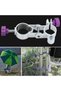 Set of 2 Foldable Double Parasol Holders for Fishing Chair – Aluminum, Universal, for Two Parasols, 360° Rotatable - 2