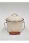 Enamel Mini Bakraç Milk Yogurt Bucket 14 cm 1.4 Lt Pulses Storage Pot Yogurt Pot - 4