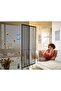 Magnetic Fly Screen for Sliding Doors/Window Doors, Anti-Fly Curtain, Insect Mesh, No Drilling Required (120x210cm, black) - 3