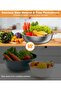 3-Piece Microporous Stainless Steel Kitchen Strainer Colander Set with Handles (20/23/29cm) - 4
