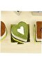 6-Piece 8*3.8cm Heart-Shape Stainless Steel Dessert Cake Ring Mold Handle - 5