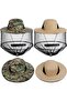 2-pack mosquito-repellent hat, Head net hat, Sun hat, Garden insect-repellent hat with invisible mesh for outdoor gardening and beekeeping - 2