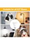 2-Piece LED Bulb Set with USB Charging, 2600mAh Capacity, Remote Control, Timer, E27 Bulb Holder, and Hook - 4