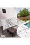Sunshade sail, white camouflage, 3x4 meter rectangular, UV protection