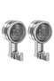 Rotating Suction Cup Hook Vacuum Adsorption Sturdy Durable Waterproof Moisture-Proof Reusable Space-Saving Gray