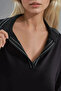 Stripe Detailed Polo Collar Double Set - 5