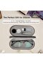 2-in-1 Contact Lens Case (with Mirror) - Compact Rigid Glasses Case - Sunglasses and Reading Glasses Case (Black) - 5