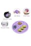 Suction cup plates, 2-pack, silicone baby and toddler plates, BPA-free, with dividers, non-slip silicone, microwave and dishwasher safe. - 4