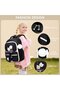 Girls' schoolbag, breathable schoolbag suitable for elementary school children in grades 1-5, casual schoolbag, pink and white. - 3