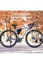 Black triangular waterproof bicycle frame bag, stores tools, locks, bike covers - 4