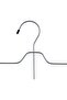 Chrome-plated four-tiered skirt and elastic band hanger | Clips | Wardrobe organization | - 3