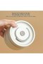 4-Piece 304 Stainless Steel Round Insulated Lunch Box Set with Beige Thermal Bag for Work & Travel - 5