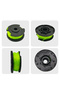 3-pack of 2mm single-strand twisted wire spools for RAC143 cordless lawnmowers - 2
