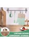 Mint Green Silicone Oven Mitts Set with Heat Resistance Up to 300°C, Includes Insulating Pads & Oil Brush for BBQ & Kitchen - 3
