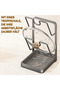 Pot lid organizer, pot lid holder, 2-in-1 design, can hold two pot lids, kitchen countertop pot lid rack, kitchen pot lid rack - 5