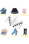 Clothes Hangers, 20-pack, Trouser Hangers, Trouser Hangers with Clips, Clothing Hangers, Skirt Hangers, Non-slip Hangers with Clips - 5