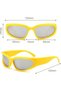 Three-piece sunglasses set, eyeglasses, stylish sunglasses, party sunglasses, men's sunglasses with UV400 protection. - 2
