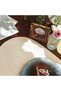 Set of 6 oval braided placemats (30.5 x 45.7 cm) for dining tables – Naturally woven, heat-resistant placemats (oval beige) - 2
