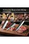 3-Piece Kitchen Knife Set, Ultra-Sharp Chef & Cleaver Knives for Meat Slicing & Vegetable Prep, Ergonomic Handle Cooking Cutlery for Home Kitchens & Chefs - 7
