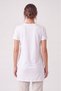 Women's Four Seasons Crew Neck Short Sleeve Viscose Short Tunic White - 8