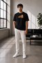 Unisex Oversize Embroidered Avatar Zuko Firebender Design 100% Cotton T-Shirt - 2