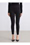 Plain High Waist Women's Leggings - 2
