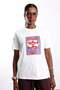 White Catch the Sunset Printed T-Shirt 12200 - 5