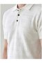 Men's Textured Knit Polo Shirt, Short Sleeve Old-Money Style - 2