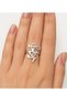 Women's Left Hand Key and Musical Notes Figured Ring – Stylish Music-Themed Ring