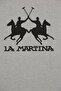 Men Crew Neck Short Sleeve Brand Logo T-Shirt, Light Grey - 3