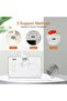 Two mini digital thermometers, freezer thermometer, refrigerator digital thermometer, battery-free. - 3