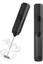 Handheld battery-powered electric milk frother and stirrer with lid for coffee, latte, matcha, and hot chocolate