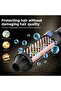 Curling iron, 200°C, 9 temperature settings, negative ions, healthy hair care, black. - 3