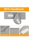 Makeup hairbands, 6-piece set, with Velcro closure, adjustable headbands, suitable for sports, showering, and applying makeup (grey). - 3