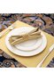 6 Pieces Thickened Napkin Rings, Beautiful Napkin Ring Holder, Napkin Buckles, Napkin Rings, Napkin Holder, Buckles for Wedding, Dinner, Party, Gold. - 2