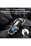 2-pack super bright mini keychain flashlights, waterproof LED mini flashlights, outdoor camping keychain flashlights - 3