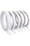 Double-Sided Tape for Crafts - Set of 6 Rolls, Multi-Sizes for Scrapbooking and Creative Projects
