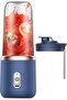 Portable blender/standing blender/shake maker, 400ml electric blender, USB rechargeable - blue