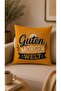 Set of 2 Guten Morgen Welt & Stylish Dalmatian Patterned Digital Printed Decorative Throw Pillow Covers - 3