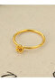Golden Rose Detail Ring - 4