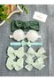 Baby Girl Green Bandana Buckle Set - 2