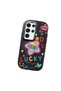 Samsung Galaxy S23 Ultra Compatible Case Camera Protector Black Silicone Couple Phone Case Heart Pattern - 3